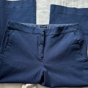 J. Crew Navy Kelsey Kickout Flare Crop Pants Size 12